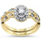 0.32ct 14KT Yellow Gold Two Piece Diamond Engagement Ring - 01SN55